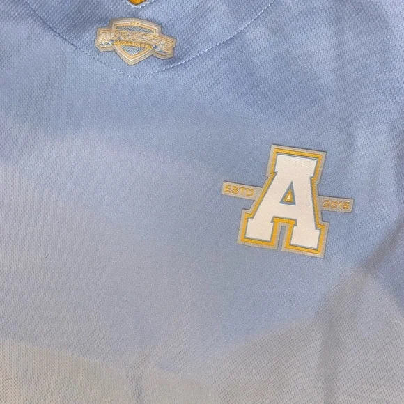Men’s Alphalete Football Jersey, Light Blue, Small, NWT - Picture 3 of 10